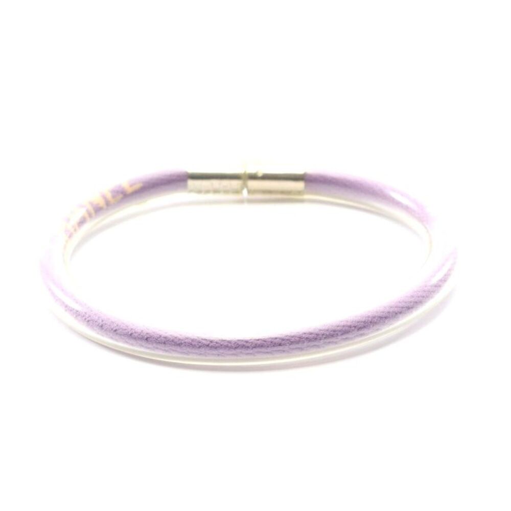 Chanel Logo Tube Bangle Bracelet